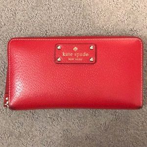 Red Kate Spade Wallet